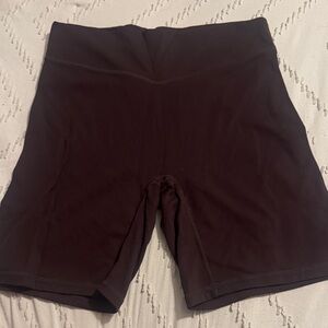 Mocha brown vitality athletic shorts